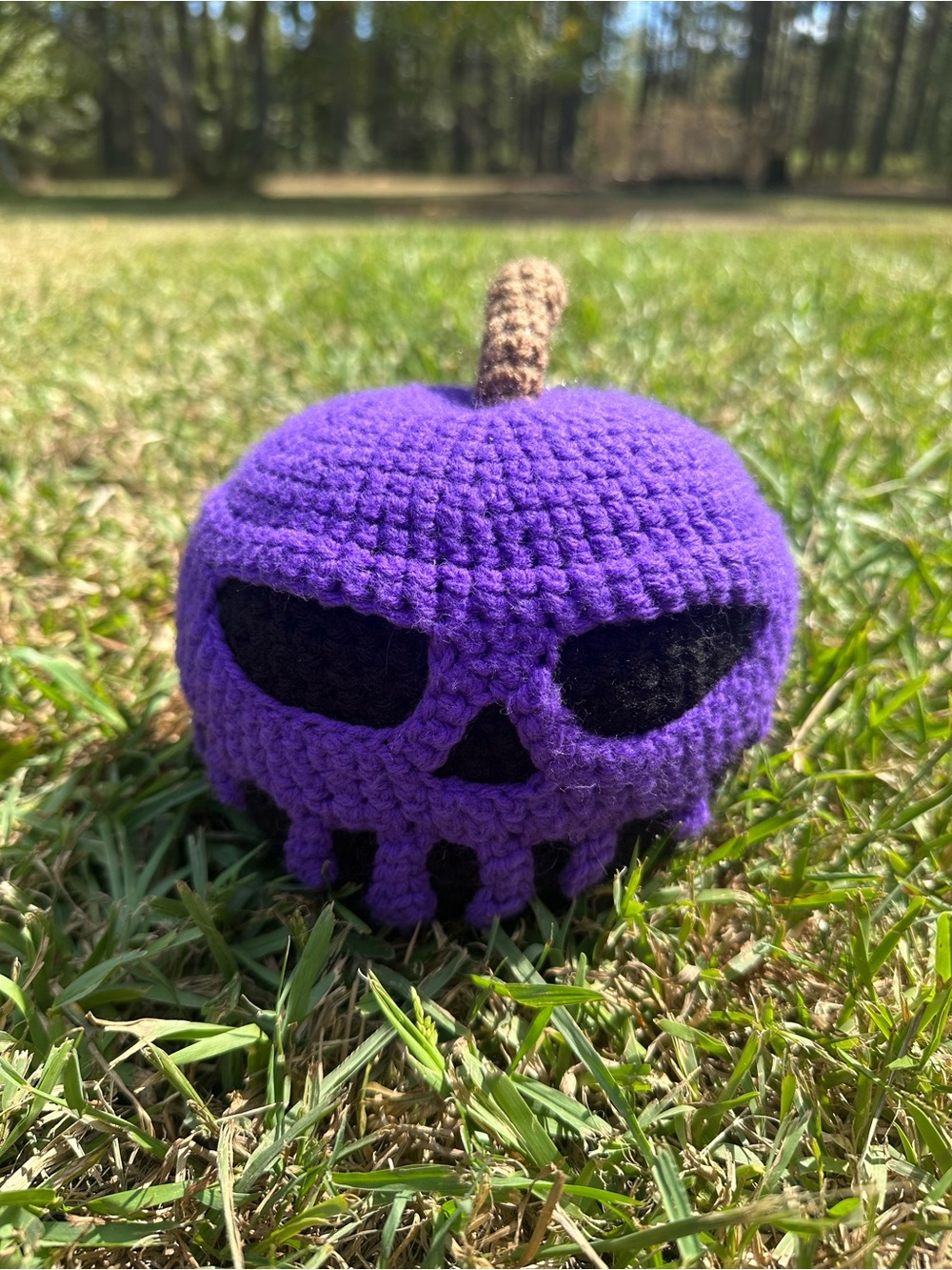 Handmade Black & Purple Poison Apple